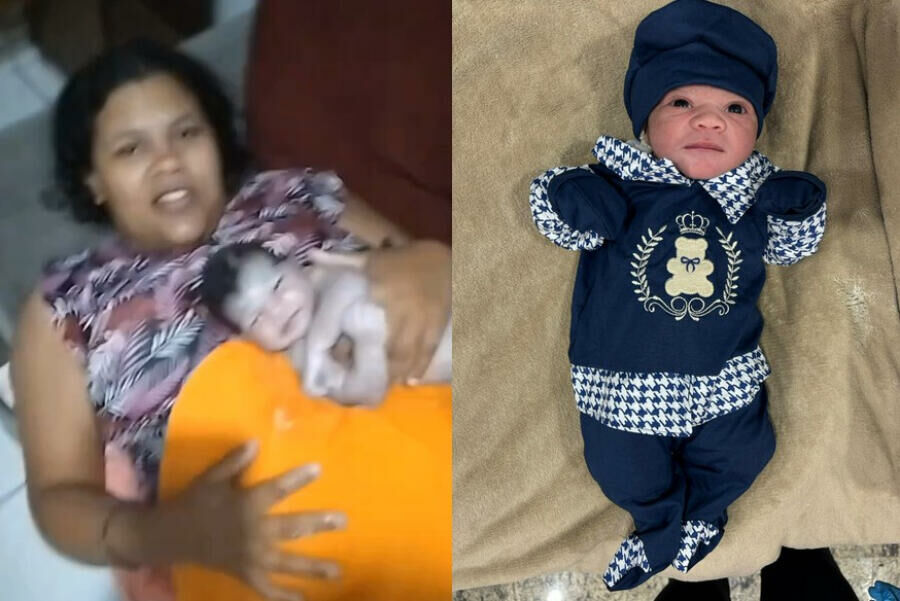 Imagem de compartilhamento para o artigo Gestante dá à luz em casa e pai realiza sonho de participar do parto do próprio filho em Paraíso das Águas da MS Todo dia